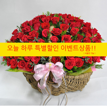 고급빨간장미100송이